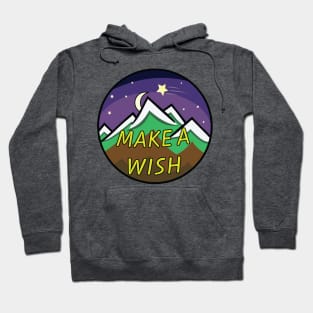 Make a Wish Mountain Cartoon Hoodie